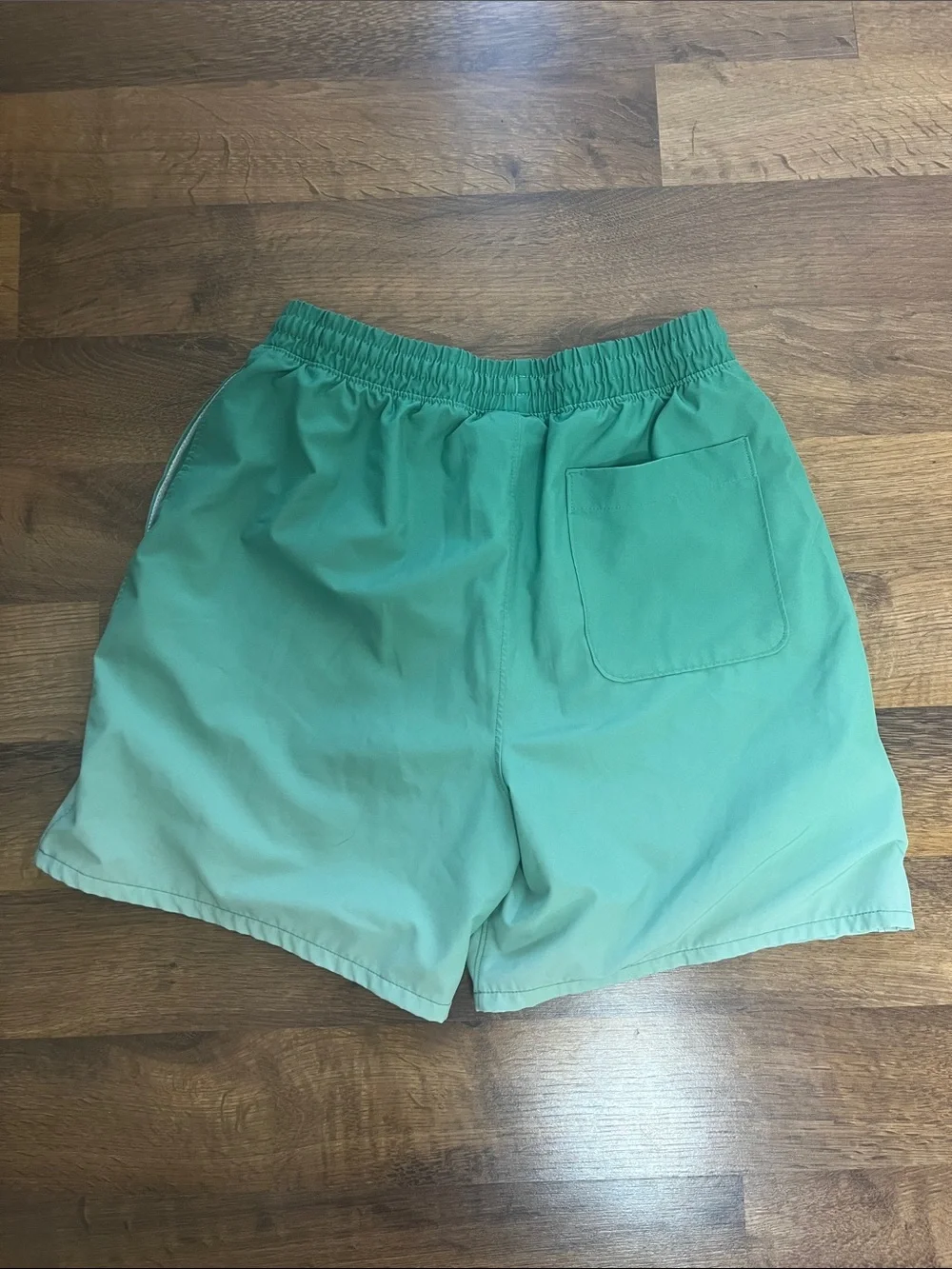 Free Assembly Green Elastic Waist Swim Shorts Size XL